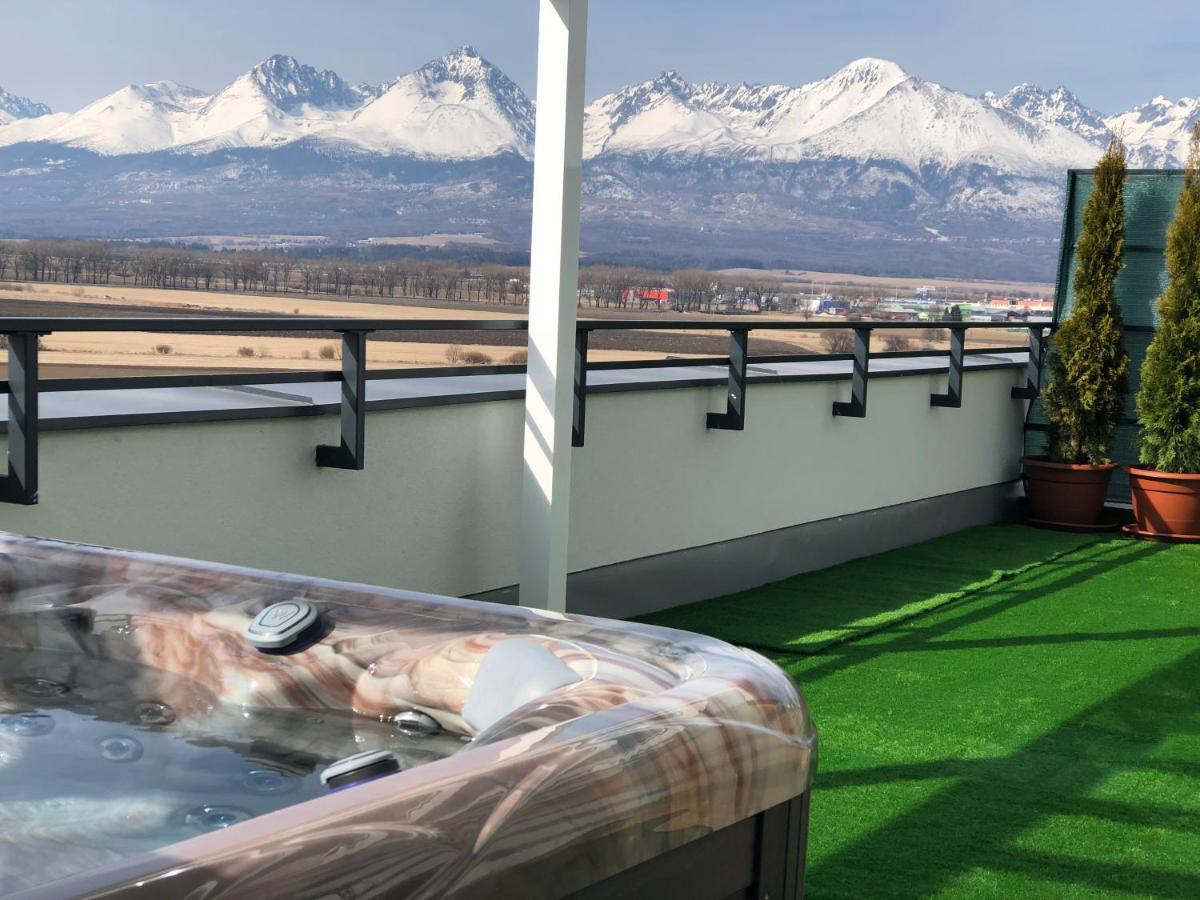 Tatra Billetee Apartman S Luxusnym Vyhladom Na Vysoketatry A Sukromnym Wellness Poprad Zewnętrze zdjęcie